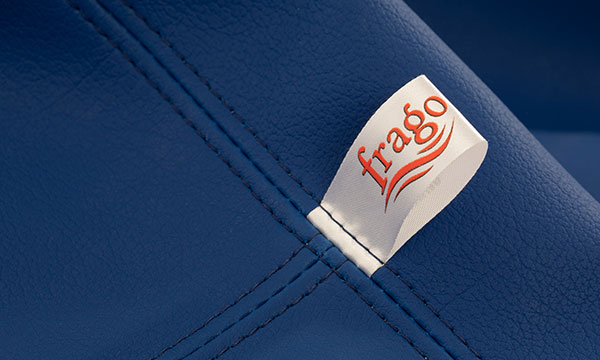 Eine Doppelsteppnaht im SitJoy Kissen und Sitzsack-Konfigurator