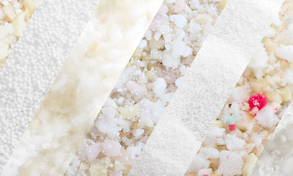 Verschiedene Füllungen für Sitzsäcke im SitJoy Konfigurator